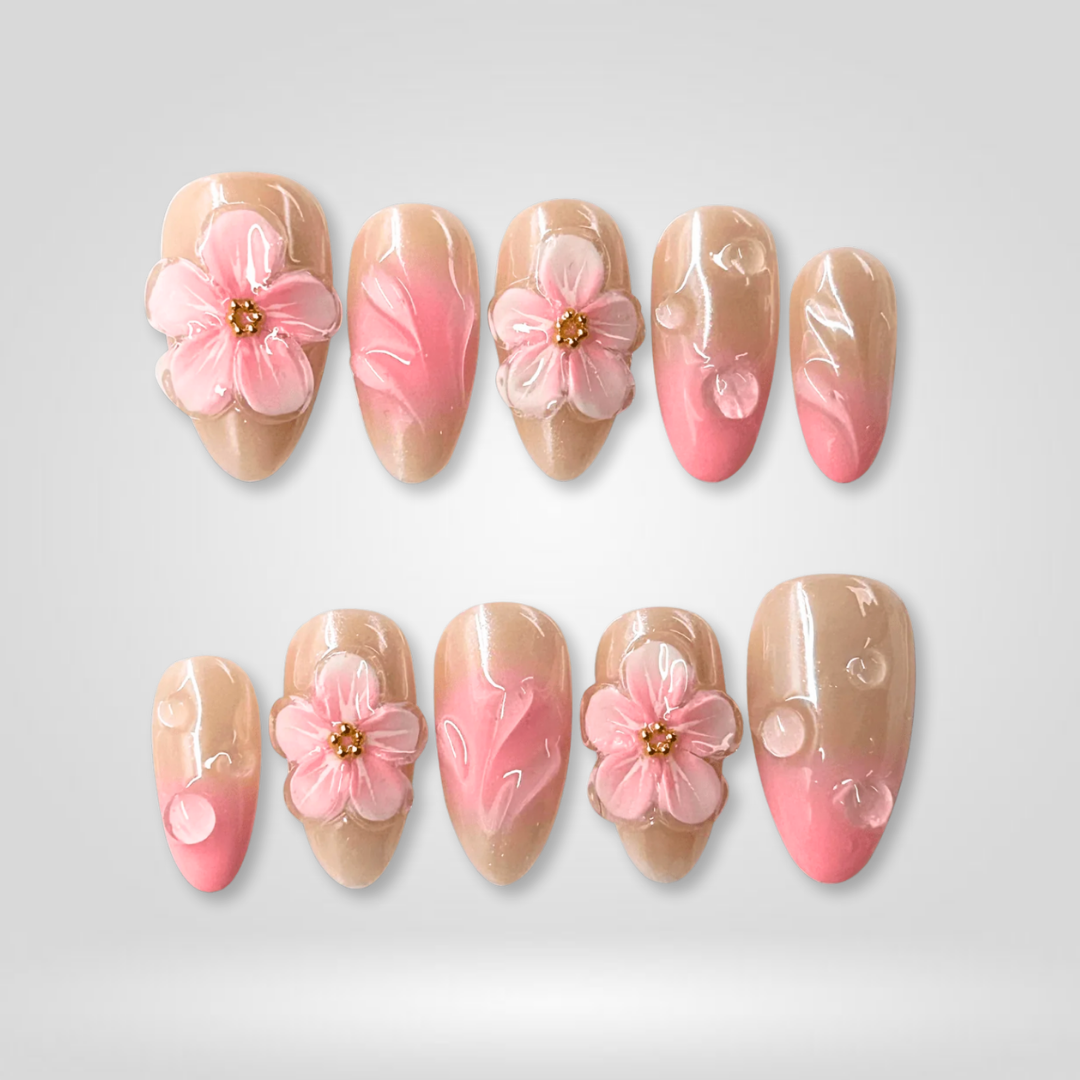 Cherry Blossom Press-On Nails - Aninail