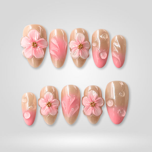 Cherry Blossom Press-On Nails - Aninail
