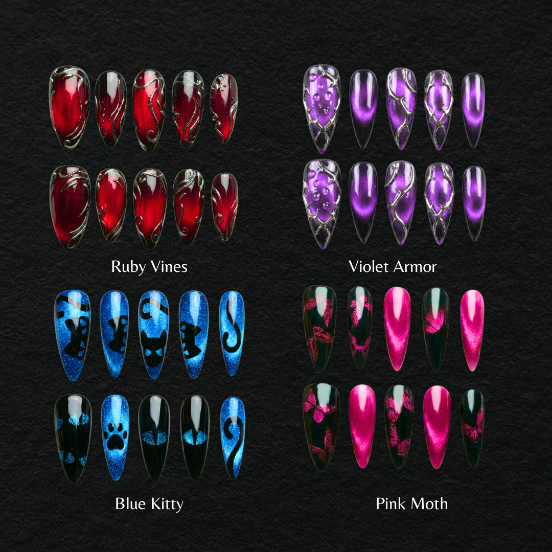 The Complete Cat-Eye Press-On Nails - Aninail