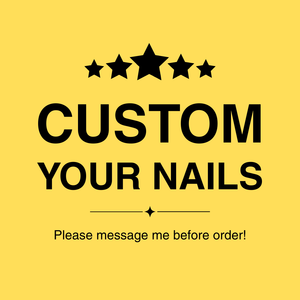 Custom Nail Designs Press On Nails | High-Quality Custom Designs to Express Your Unique Style | Create Your Perfect Nails | Personalized | OB99Y