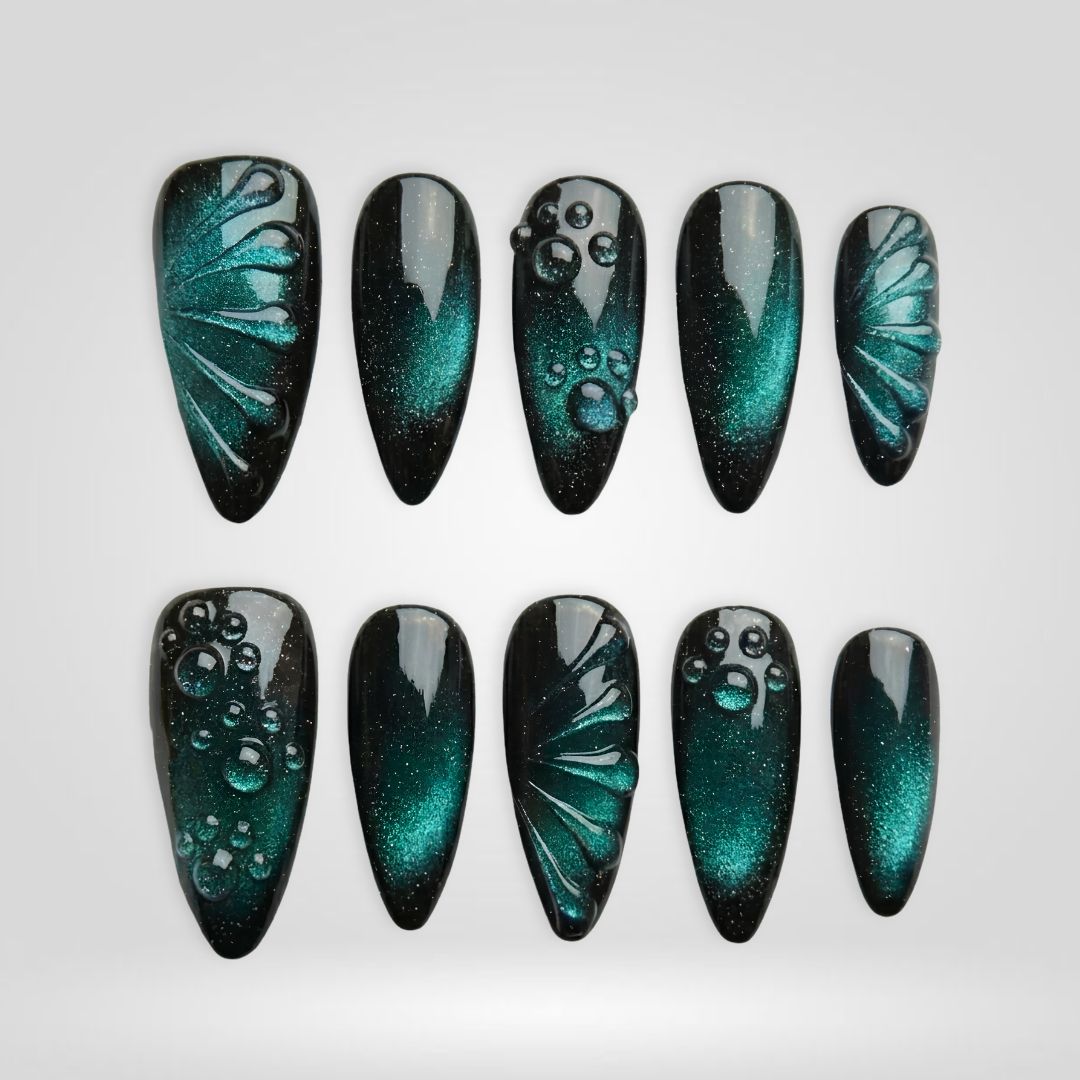 Enchanted Luster Shimmer Press-On Nails - Aninail