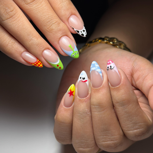 Cowgirl Western Press On Nails | Woody Buzz Alien Cow Print Nails, Cute Cartoon Nail Set, Gift for Her OB437LG