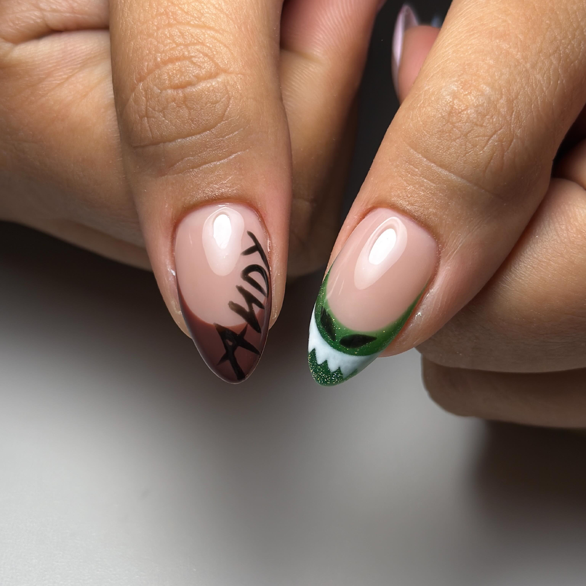 Cowgirl Western Press On Nails | Woody Buzz Alien Cow Print Nails, Cute Cartoon Nail Set, Gift for Her OB437LG