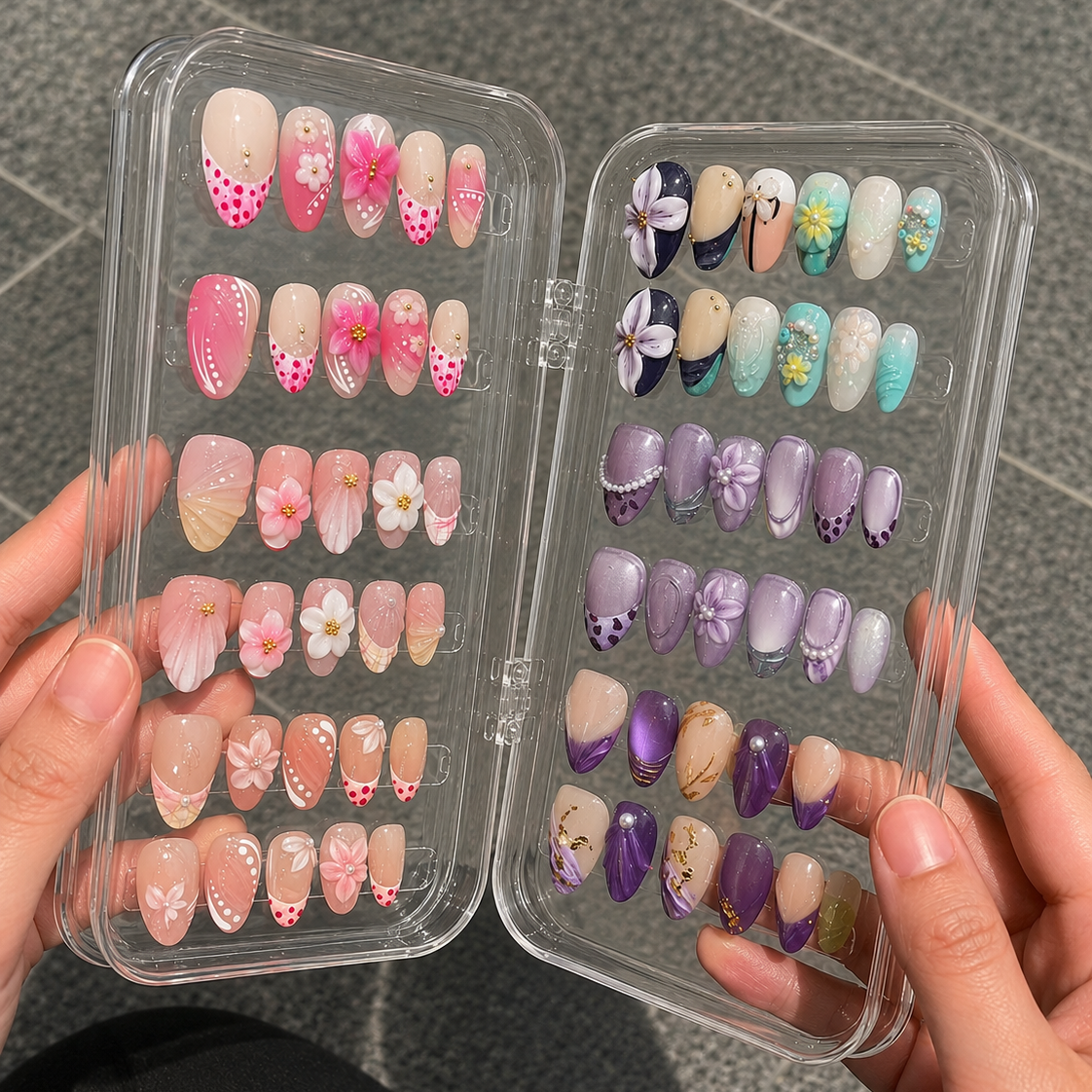 Floral Obsession Bundle - 12 Sets Press-On Nails - Aninail