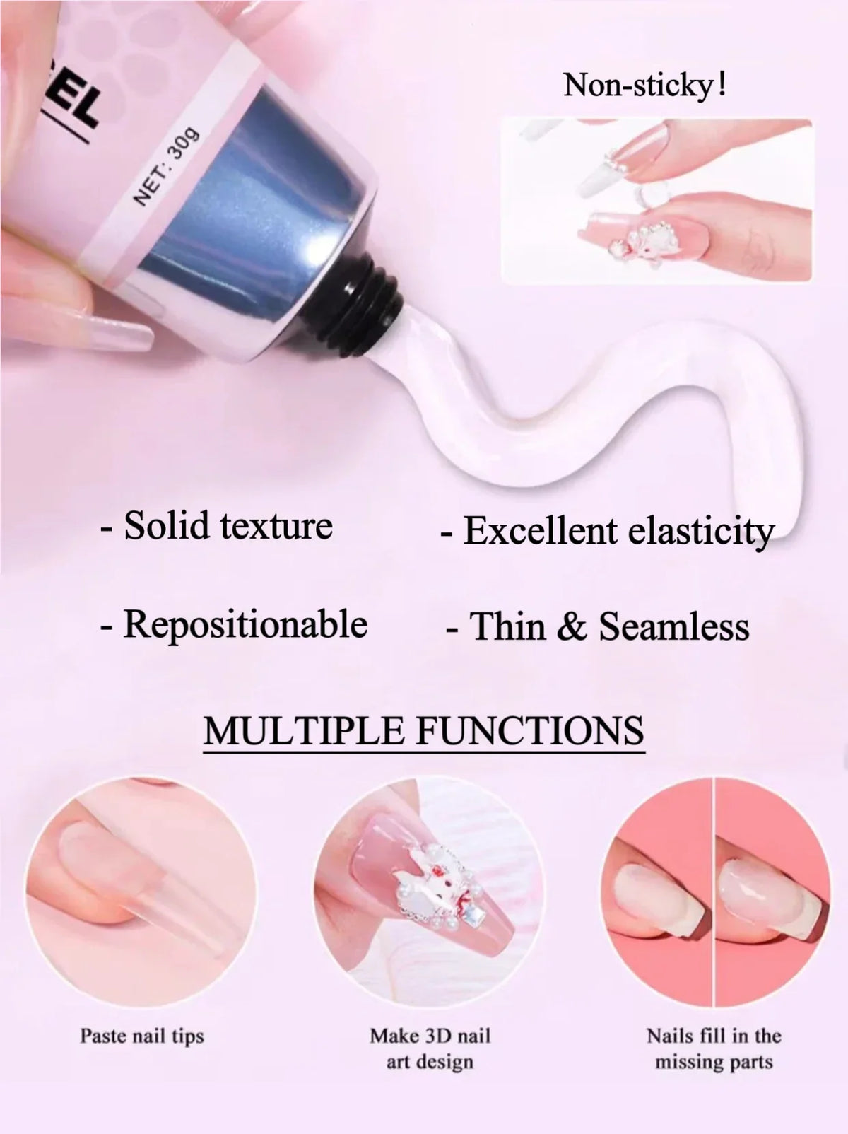 DoryNail™ Magic Solid Nail Glue Kit (3in1)
