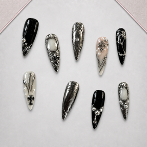 Chrome Relic Press-On Nails - Aninail