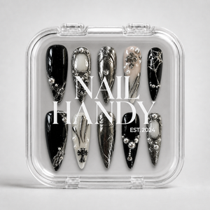 Chrome Relic Press-On Nails - Aninail