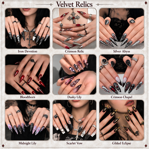 Gothic Relics Collectionâ€“ Halloween Press-On Nails - Aninail