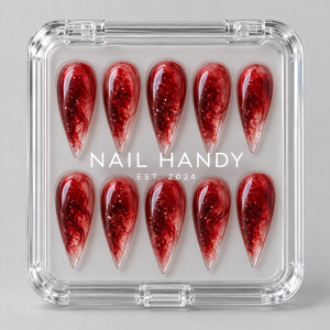 Ruby Venom Claw Press-On Nails - Aninail