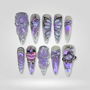 Chrome Crush Press-On Nails - Aninail