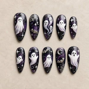 Pink After Dark Collectionâ€“ Halloween Press-On Nails - Aninail