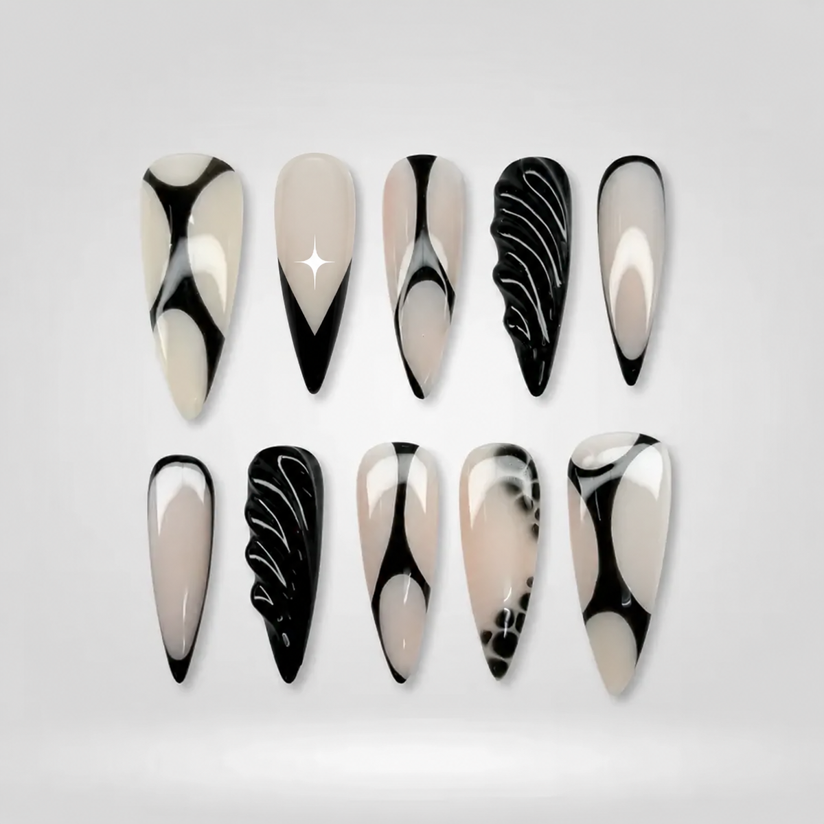 Metal Vibe Y2K Press-On Nails - Aninail