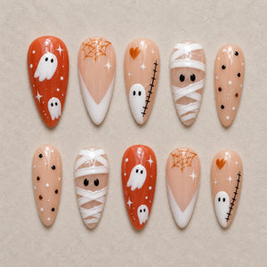 Creamsicle Spirits Press-On Nails - Aninail