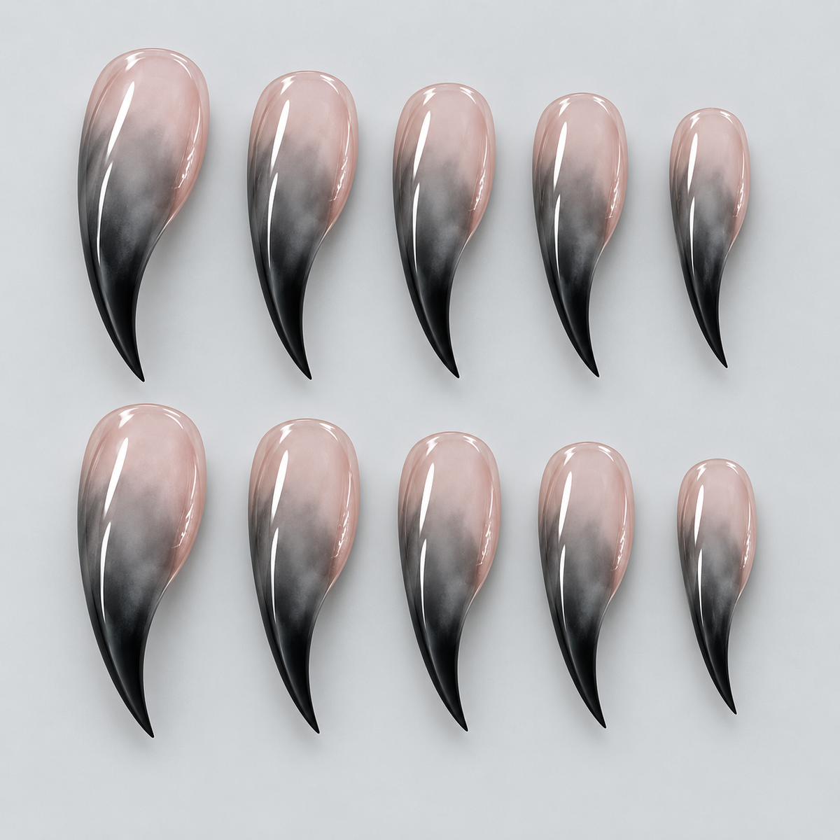 Shadow Fade Claw Press-On Nails - Aninail