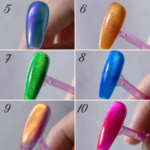 Solid Cat Eye Press-On Nails - Aninail