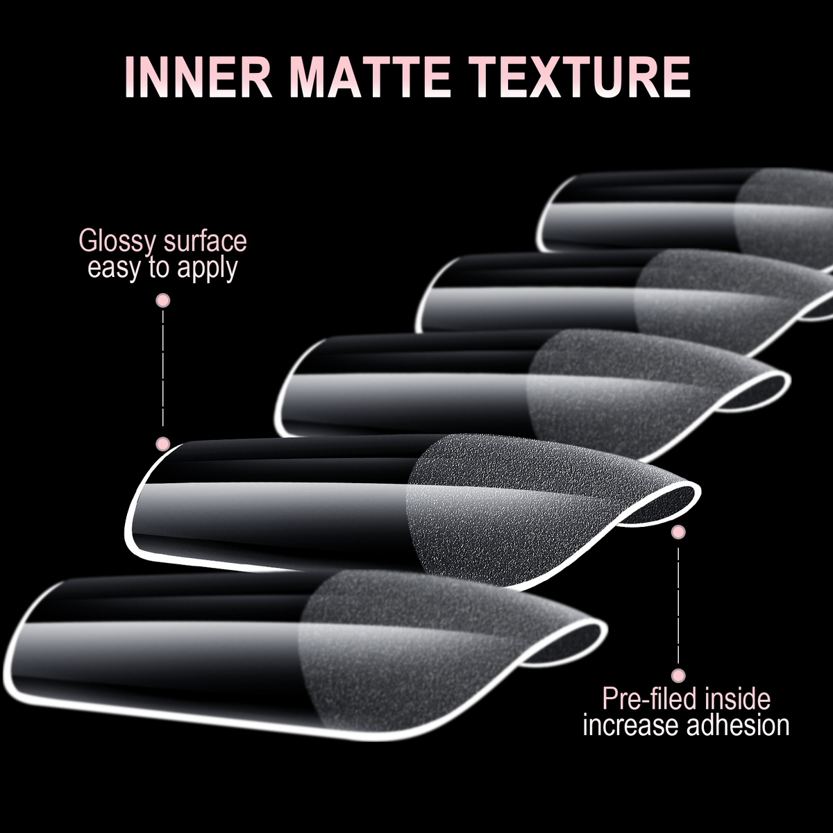 600-Piece Full Cover Nail Tips - Aninail