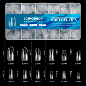 600-Piece Full Cover Nail Tips - Aninail