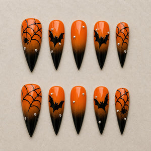 Ember Web Press-On Nails - Aninail