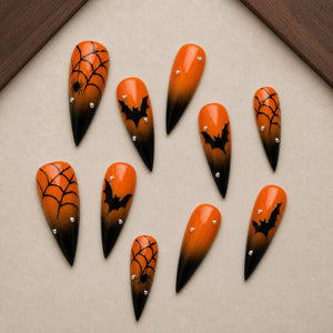 Ember Web Press-On Nails - Aninail