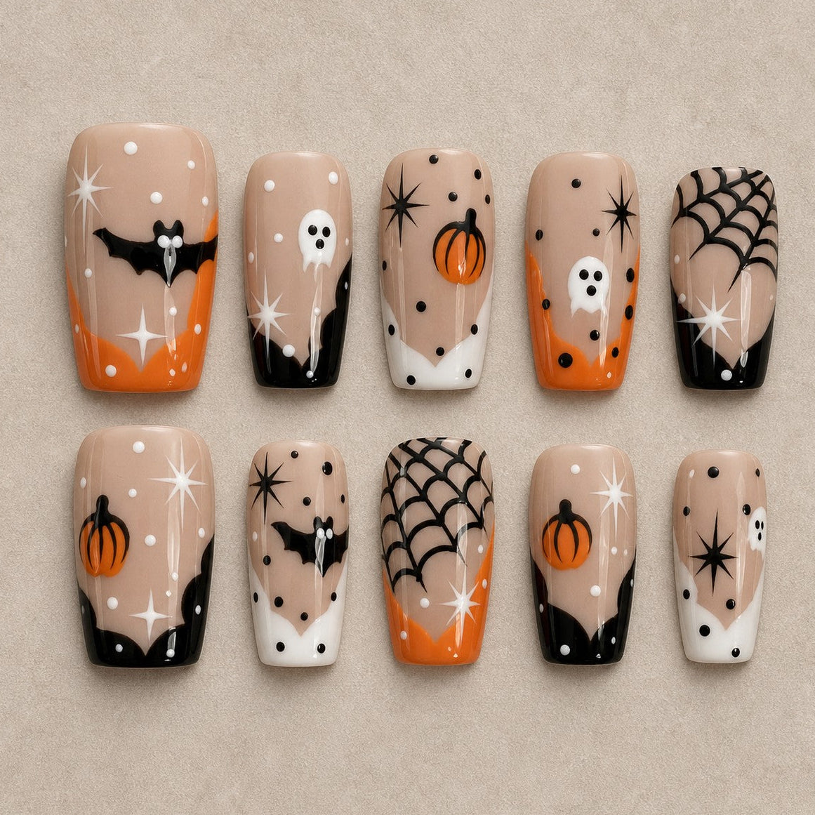 French Phantom Press-On Nails - Aninail