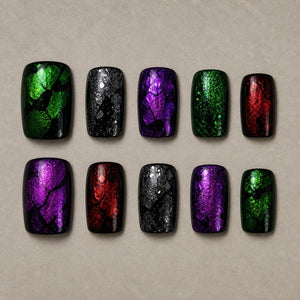 Gemstone Wing Press-On Nails - Aninail