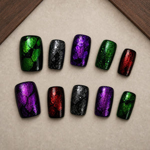 Gemstone Wing Press-On Nails - Aninail