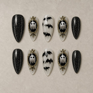 Haunted Cameo Victorian Gothic Press-On Nails - Aninail