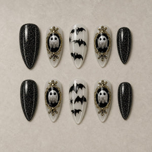 Pink After Dark Collectionâ€“ Halloween Press-On Nails - Aninail
