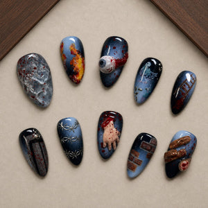 Horror Reel Gore Press-On Nails - Aninail