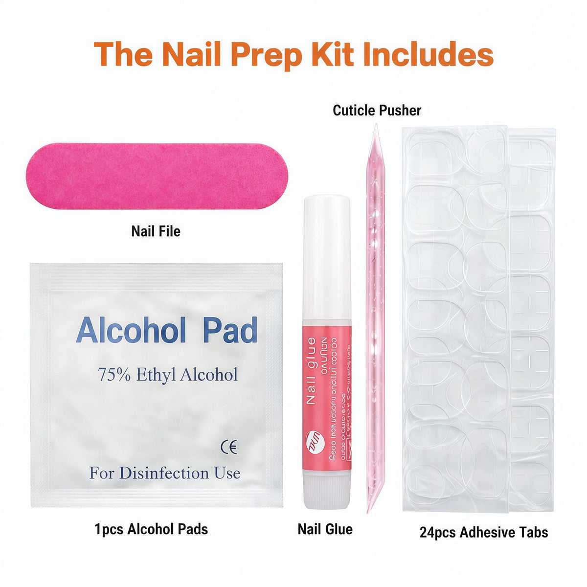 Hand-Painted Fruit Ladybug Star Nails, Kawaii Apple Stripe Set image 6