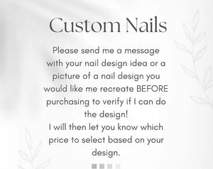 Custom Press On Nail — Design your own set
