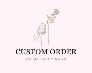 WELCOME Any Designs! | Please send message with pic! | Custom Nails | Press On Nails Set | Reusable Nails | Glue On Nails | DIY Nails