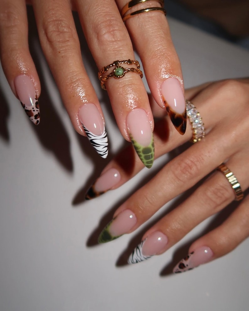 Modern Luxe Accent Press On Nails