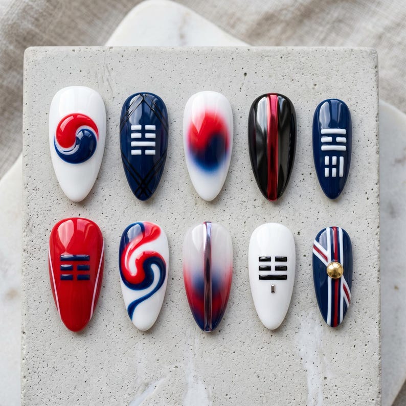Dynamic Championship Energy Press On Nails