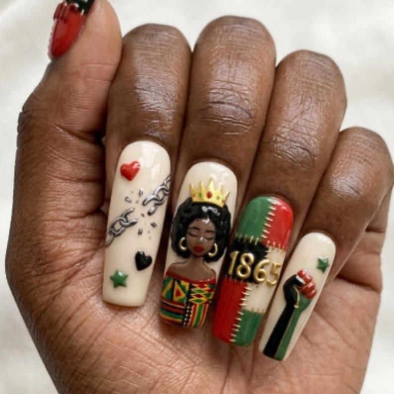 Cultural Heritage Celebration Press On Nails