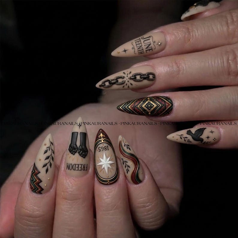 Heritage Celebration Cultural Elegance Press On Nails