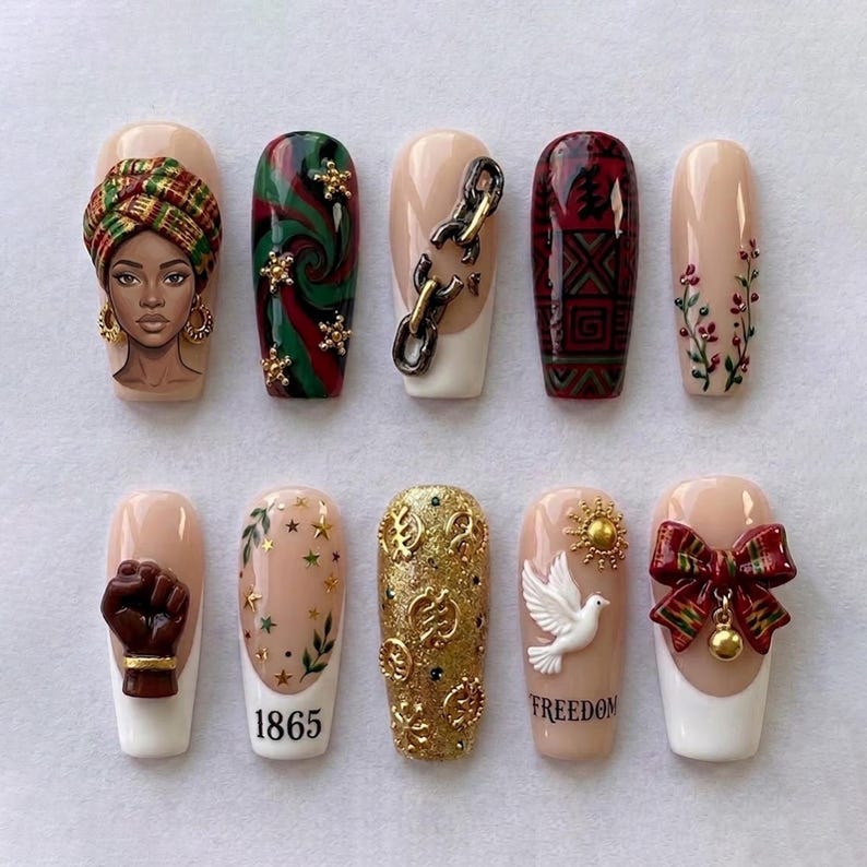 Playful Pumpkin Festival Press On Nails