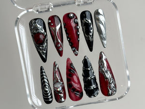 Elegant Lotus Flower Press On Nails | OB23T