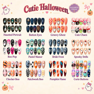 Cutie Halloween 2D Collection â€“ Halloween Press-On Nails - Aninail