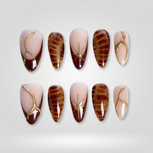 Boho Luxe Crystal Press-On Nails - Aninail