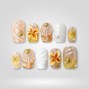 Pearl Dream Square Press-On Nails - Aninail