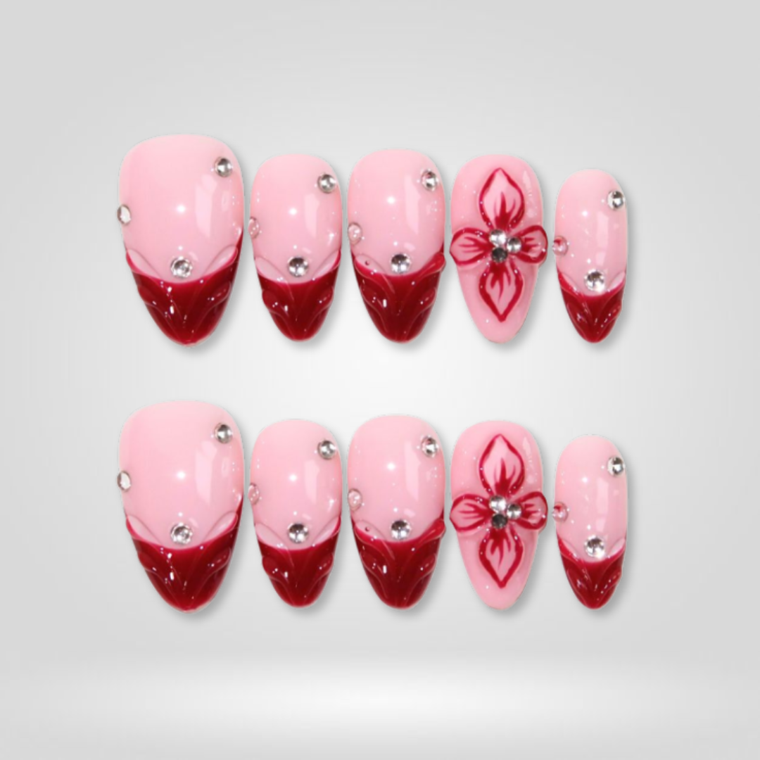 Amour de Fleur Press-On Nails - Aninail