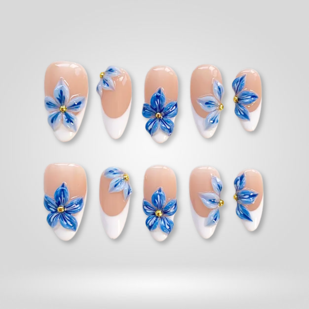 Floral Fantasy Press-On Nails - Aninail