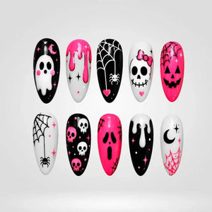 Cutie Halloween 2D Collection â€“ Halloween Press-On Nails - Aninail