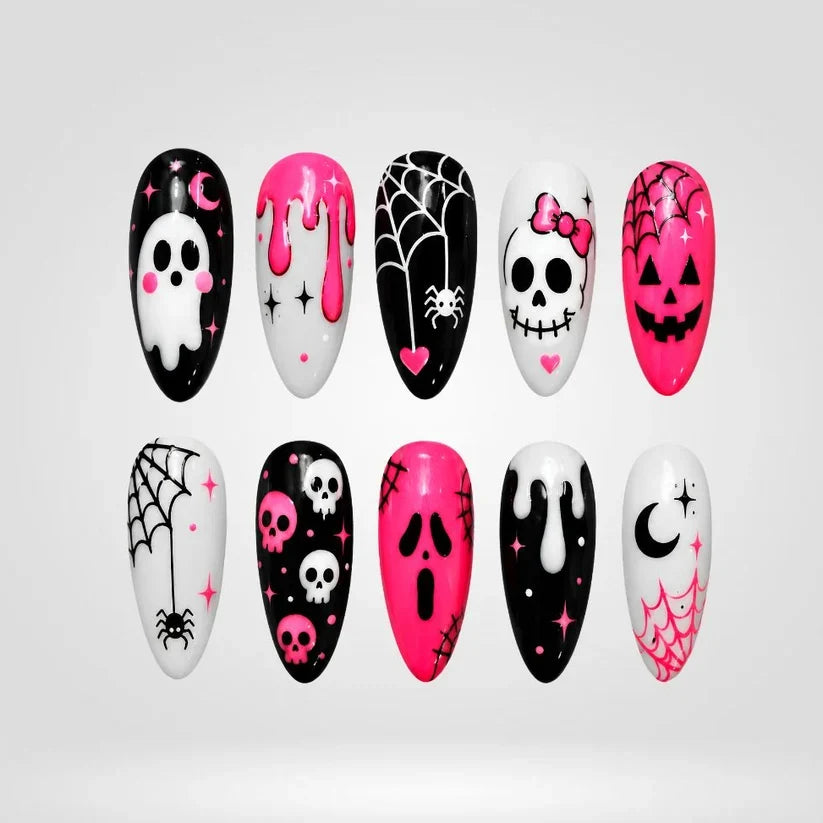 Cutie Halloween 2D Collection â€“ Halloween Press-On Nails - Aninail
