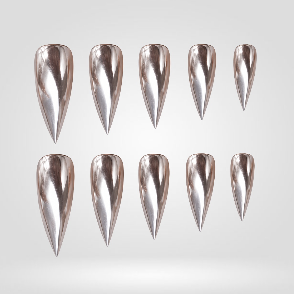 Liquid Metal Claw Press-On Nails - Aninail