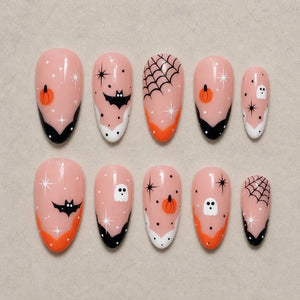 Pink After Dark Collectionâ€“ Halloween Press-On Nails - Aninail