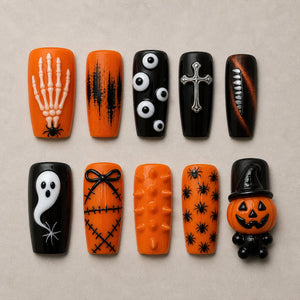 Static Punk 3D Press-On Nails - Aninail