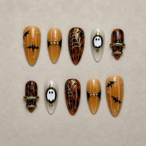 Tortoise Twilight Press-On Nails - Aninail